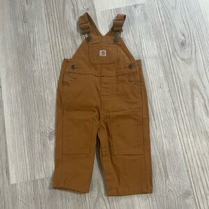 Carhartt Kids Overalls in Classic Brown